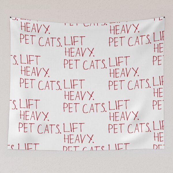 Item preview, Lift Heavy. Pet Cats. designed and sold by kinpirks.