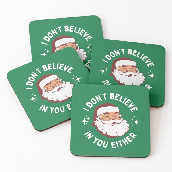 Item preview, Funny Vintage Santa - I Don't Believe In You Either designed and sold by hadleyfoo.