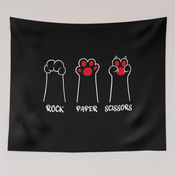 Item preview, Rock Paper Scissors Cat Paws designed and sold by mrxova.