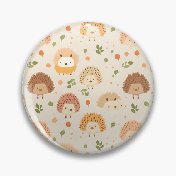 Item preview, Hedgehog Cute Seamless Patterns 2 designed and sold by ThaNiyom.