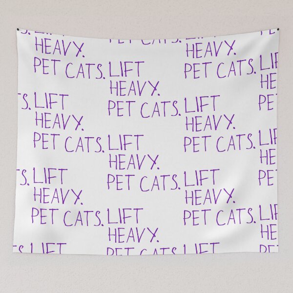 Item preview, Lift Heavy. Pet Cats. designed and sold by kinpirks.