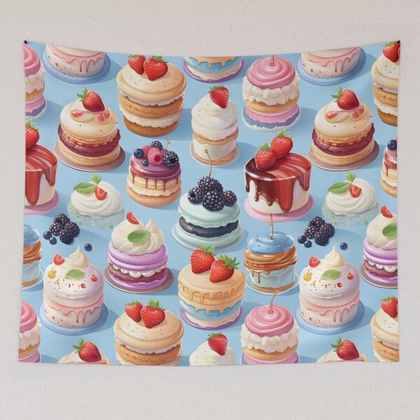 Item preview, Sweet Treats and Pastries Seamless Digital Paper No.2 designed and sold by ShioriArt Design.