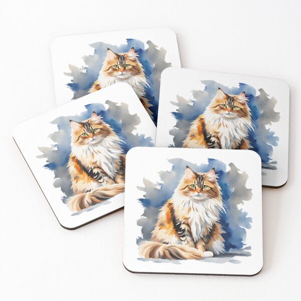 Item preview, Brown tabby cat watercolour designed and sold by YukiKenji.