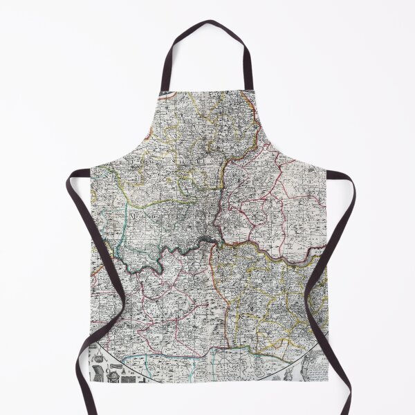 Item preview, Thirty Miles Round London 1717 designed and sold by colourfind.