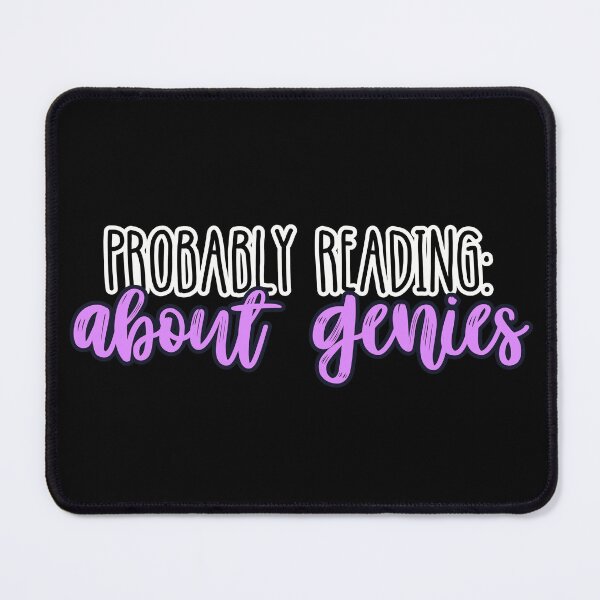 Item preview, Probably Reading About Genies designed and sold by slicksquid.