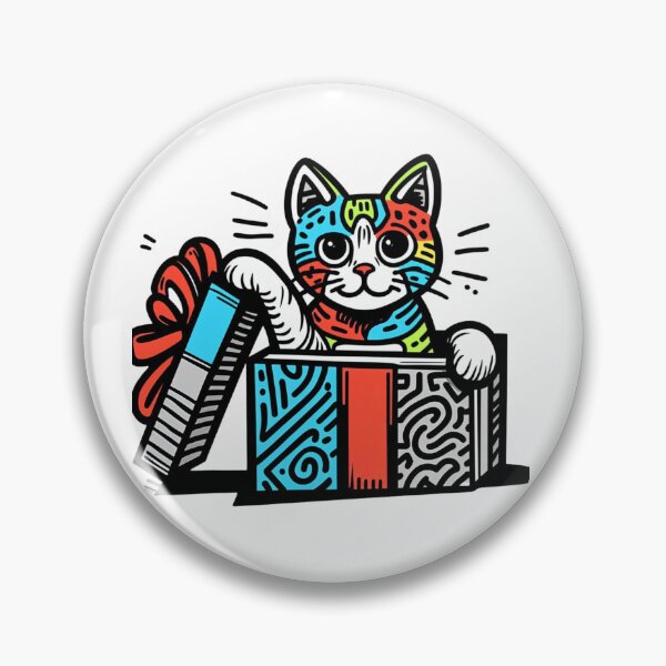 Item preview, Cat in Christmas Gift Box Cat Lover Cat Cult designed and sold by sharon1210.