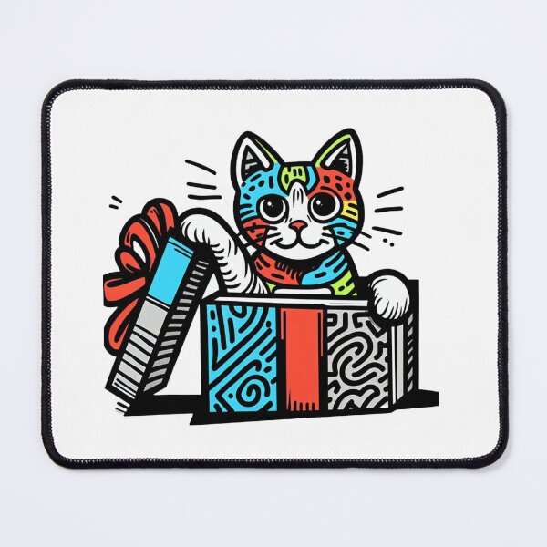 Item preview, Cat in Christmas Gift Box Cat Lover Cat Cult designed and sold by sharon1210.