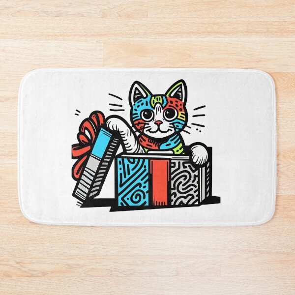 Item preview, Cat in Christmas Gift Box Cat Lover Cat Cult designed and sold by sharon1210.