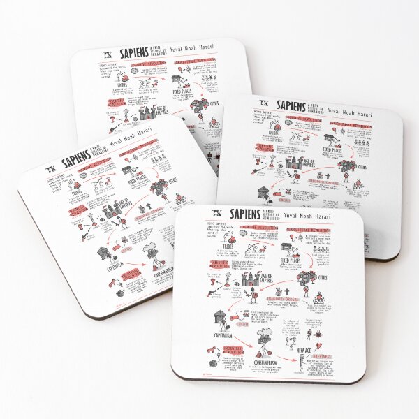 Item preview, Visual Summary Sapiens: A brief history of Humankind (Yuval Noah Harari) designed and sold by TKsuited.