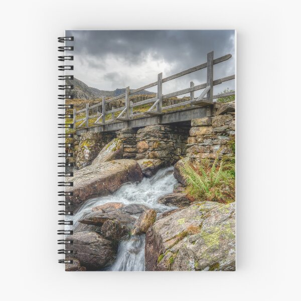 Item preview, Wooden Bridge Cwm Idwal Snowdonia Wales designed and sold by AJEvans.