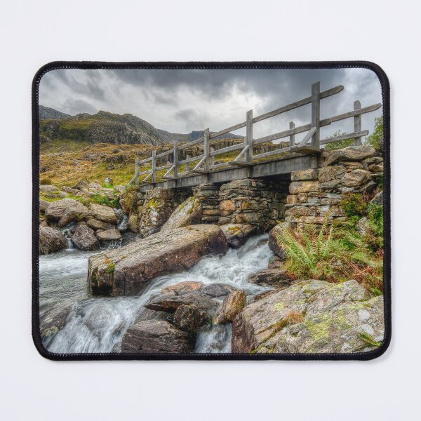 Item preview, Wooden Bridge Cwm Idwal Snowdonia Wales designed and sold by AJEvans.