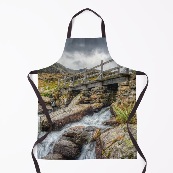 Item preview, Wooden Bridge Cwm Idwal Snowdonia Wales designed and sold by AJEvans.