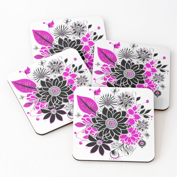 Item preview, Purple Flowers Leaves Patterns designed and sold by Oleg777999.
