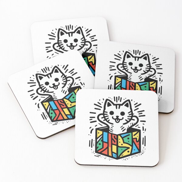 Item preview, Cat Christmas Gift Box Cat Cult Playful Cat designed and sold by sharon1210.