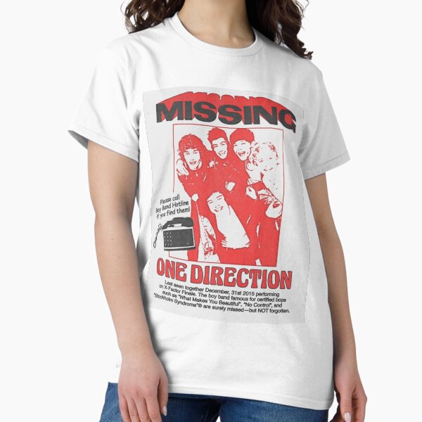 Item preview, One Direction Red 'Missing' Poster designed and sold by tpwk designs.