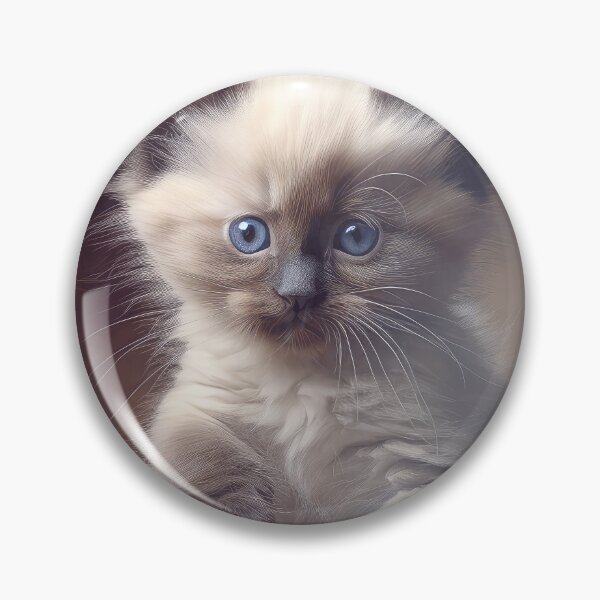 Item preview, Siamese Kitten Playing with Yarn designed and sold by Elisabeth Lucas.