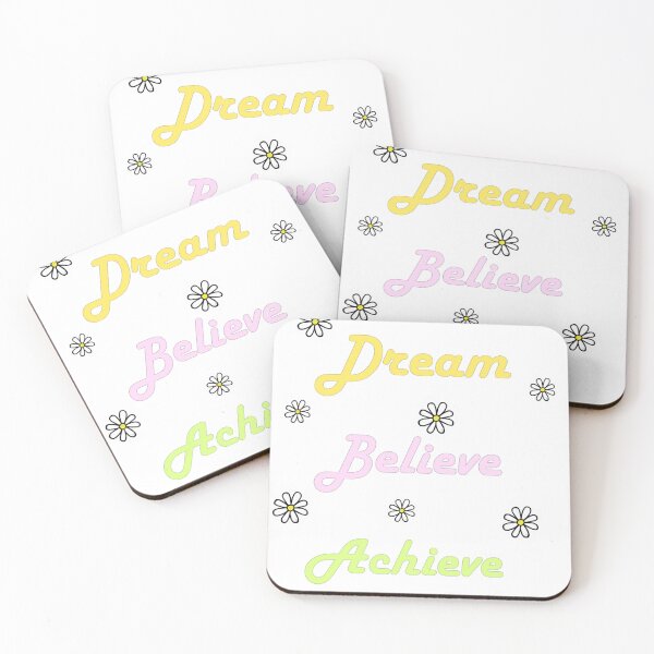 Item preview, Floral Daisy's  Dream Believe Achieve  designed and sold by EmilysCozyCards.