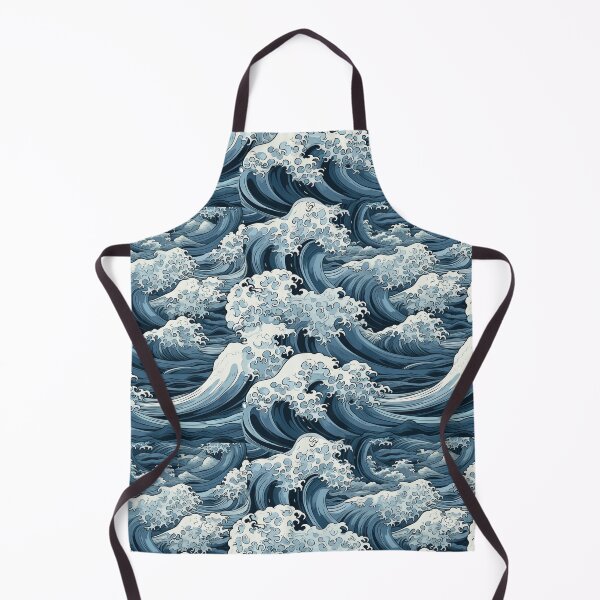 Item preview, Japanese wave design designed and sold by NuttyCottage.
