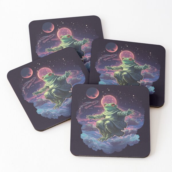 Item preview, All Powerful Frog Floating through Space designed and sold by StyleCut.