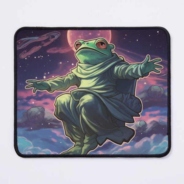 Item preview, All Powerful Frog Floating through Space designed and sold by StyleCut.