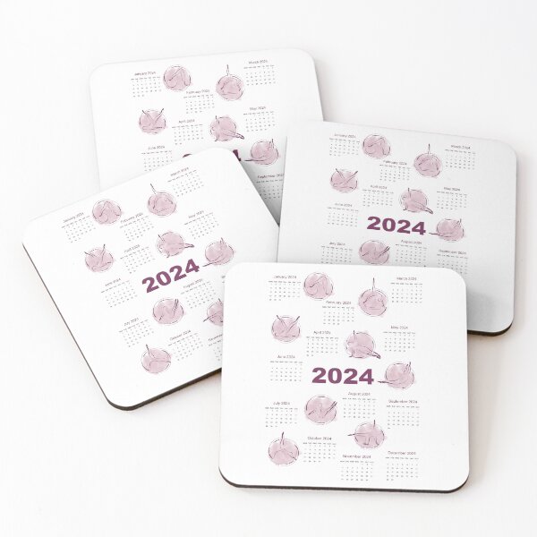 Item preview, Pilates calendar 2024 designed and sold by sashica.