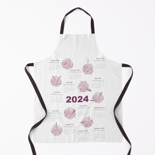 Item preview, Pilates calendar 2024 designed and sold by sashica.