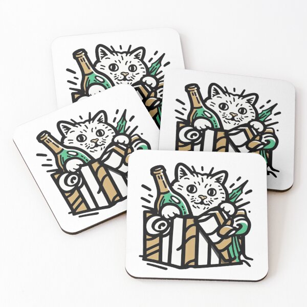 Item preview, Cat Christmas Gift Box Cat Cult Playful Cat designed and sold by sharon1210.