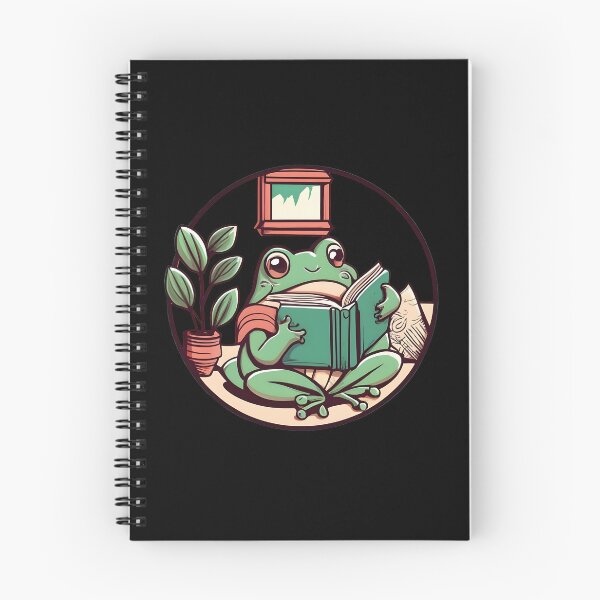 Item preview, Cozy Reading Frog designed and sold by slicksquid.