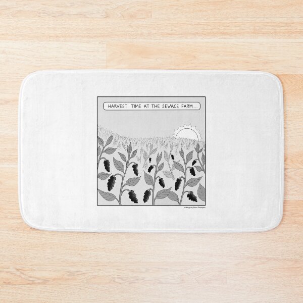 Item preview, Harvest time at the sewage farm. designed and sold by Inklings cartoons.
