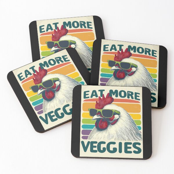 Item preview, Retro Eat more veggies designed and sold by TomFrontierArt.