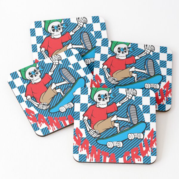 Item preview, RICHHOTWAVE Skeleton Skater Santa Cruz - Beach Vibes  designed and sold by UGOT2SEETHIS STUDIO.