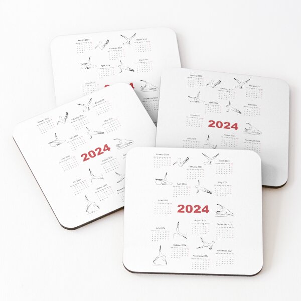 Item preview, Pilates calendar 2024 designed and sold by sashica.