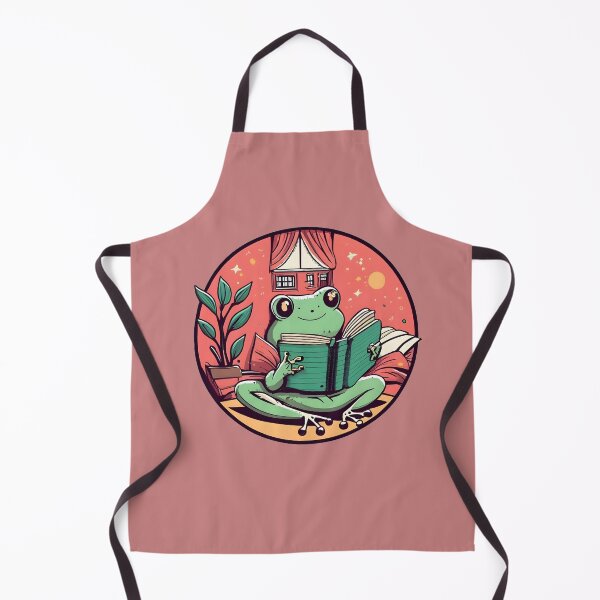 Item preview, Cozy Reading Frog designed and sold by slicksquid.