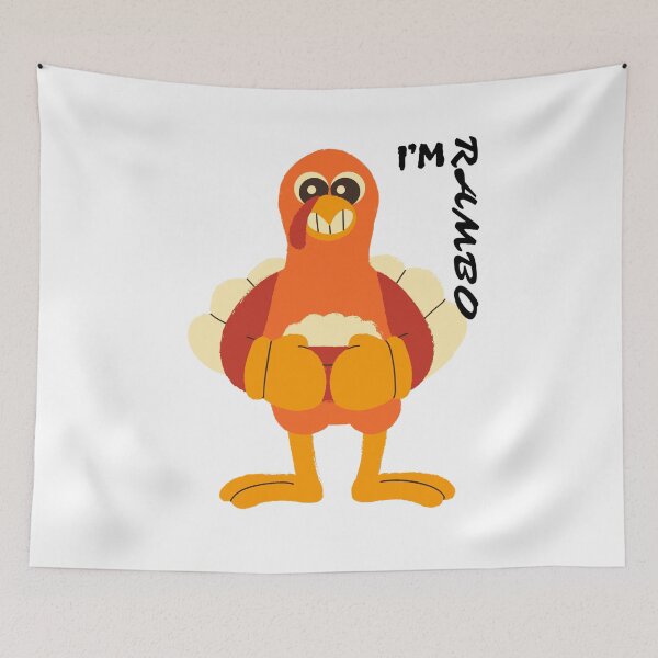 Item preview, Thanksgiving. Fun time to get a t-shirt. I'm Rambo designed and sold by Studio-wzory.