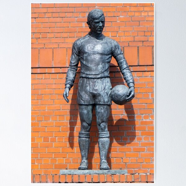 John Greig Statue Ibrox Stadium Glasgow Rangers Poster