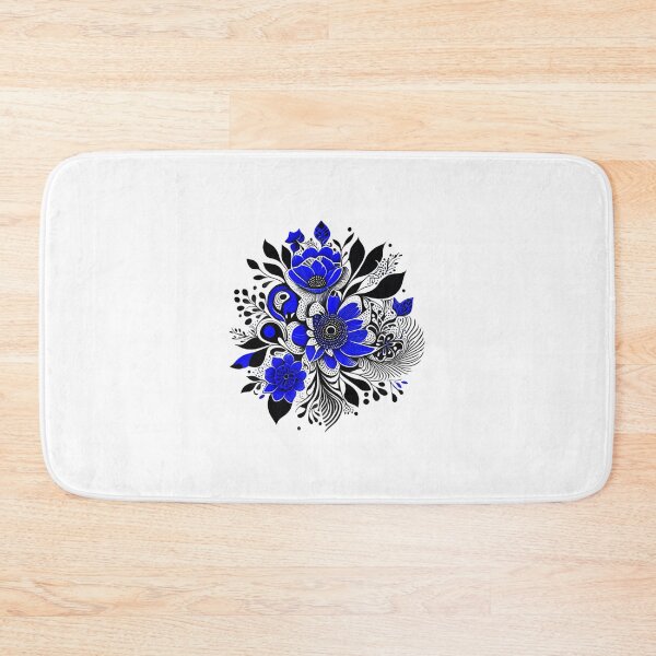 Item preview, Blue Flowers Leaves Abstract designed and sold by Oleg777999.
