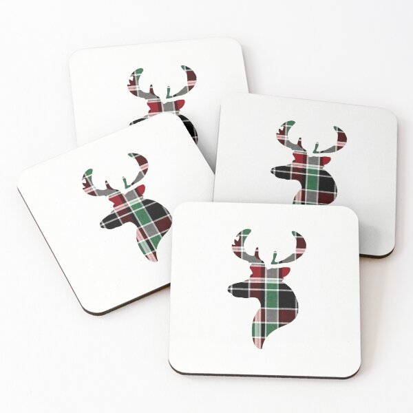 Item preview, Reindeer Rendezvous: Plaid Logo Delight designed and sold by ArtCorner10.
