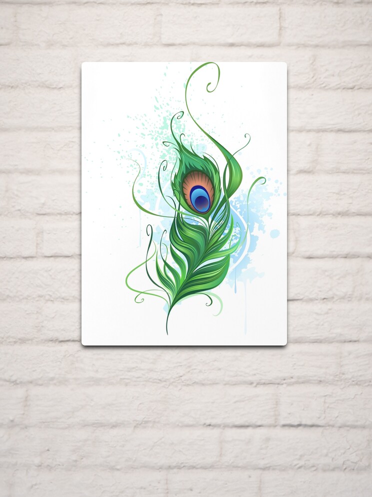 Peacock Feathers Canvas Art Print by Unknown Artist