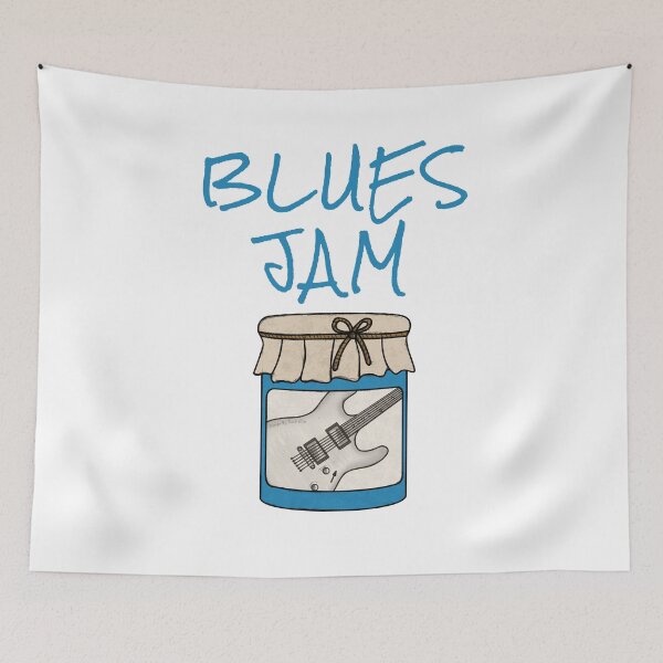Artikelvorschau, Blues Jam, E-Gitarre, Gitarrist und Musiker entworfen und verkauft von doodlerob.