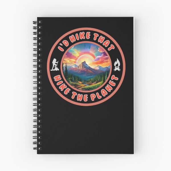 Item preview, I'd Hike That Hike The Planet designed and sold by MojaveTradePost.