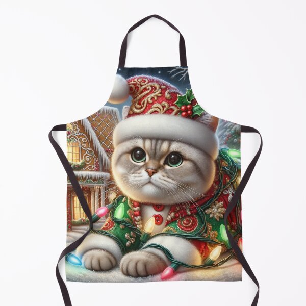 Item preview, Christmas Burmilla Cat In A Winter Wonderland designed and sold by ZenEverAI.