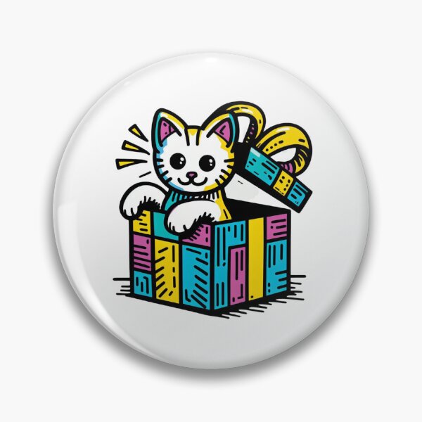 Item preview, Cat Christmas Gift Box Cat Cult Playful Cat designed and sold by sharon1210.