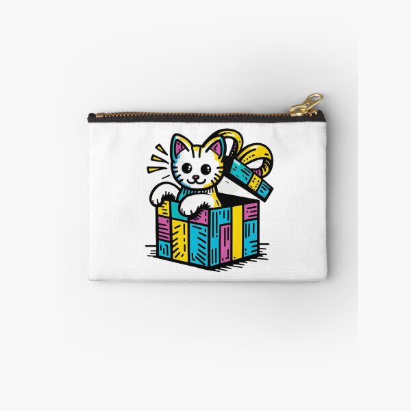 Item preview, Cat Christmas Gift Box Cat Cult Playful Cat designed and sold by sharon1210.