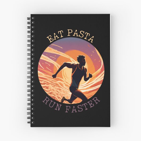 Item preview, Eat Pasta Run Faster - Quirky Carb-Powered Running Motivation designed and sold by ChicTrendz.