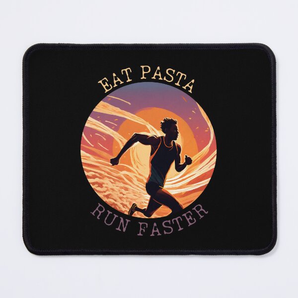 Item preview, Eat Pasta Run Faster - Quirky Carb-Powered Running Motivation designed and sold by ChicTrendz.