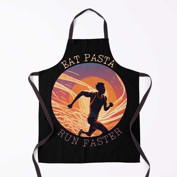 Item preview, Eat Pasta Run Faster - Quirky Carb-Powered Running Motivation designed and sold by ChicTrendz.