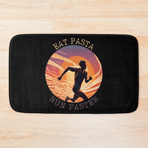 Item preview, Eat Pasta Run Faster - Quirky Carb-Powered Running Motivation designed and sold by ChicTrendz.