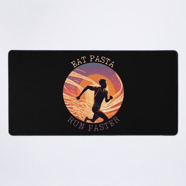 Item preview, Eat Pasta Run Faster - Quirky Carb-Powered Running Motivation designed and sold by ChicTrendz.