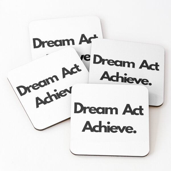 Item preview, Dream Act Achieve | Motivational Quotes  designed and sold by EXproRIMENT.