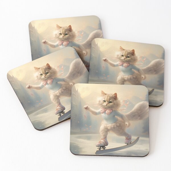 Item preview, Ice Skating Cat designed and sold by kaii572519.